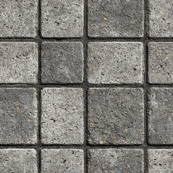 Rough Granite Square Tiles in Grid Layout