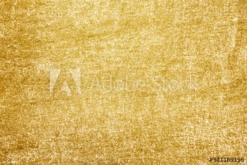 Roughly gold painted concrete wall surface background