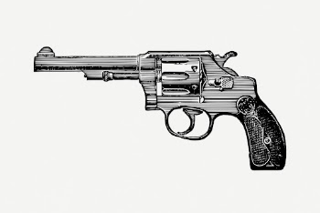 Roulette gun drawing, vintage illustration | Free PSD - rawpixel