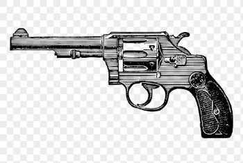 Roulette gun png sticker vintage | Free PNG - rawpixel