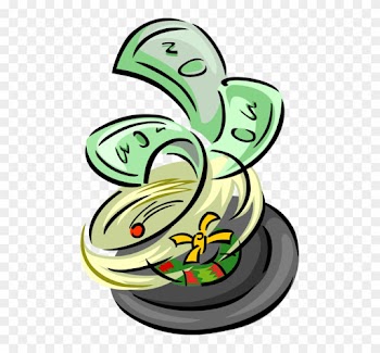 Roulette Wheel With Money Royalty Free Vector Clip - Roulette Wheel With Money Royalty Free Vector Clip