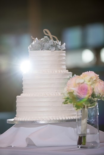 Round 3-tier Wedding Cake In Tilt Shift Photography