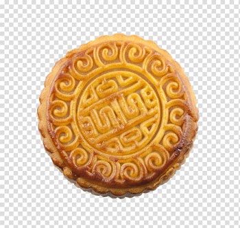 Round biscuit, Snow skin mooncake Cookie Lotus seed paste Mid-Autumn Festival, Lotus seed paste mooncake transparent background PNG clipart
