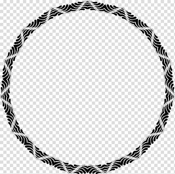 Round black frame template, Enchanted Vintage Rentals Frames, round frame transparent background PNG clipart
