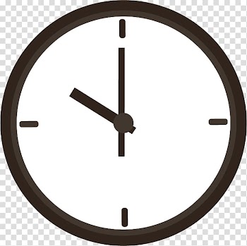 Round black framed clock , Time Clock , Watch transparent background PNG clipart
