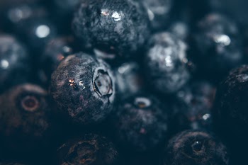 Round Black Fruits