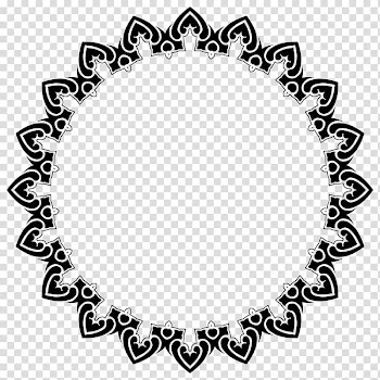 Round black illustration, Desktop Computer Icons , round frame transparent background PNG clipart