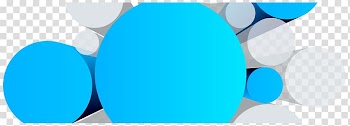 Round blue and gray HD , Web banner Euclidean Blue, Stereo banner tag transparent background PNG clipart