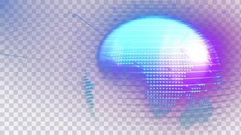 Round blue and purple illustration, Light Globe Graphic design Brand , Free pull decorative technology round material transparent background PNG clipart