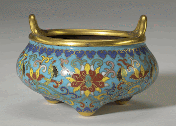 round-bodied vessel with gilt rim | Free Photo - rawpixel