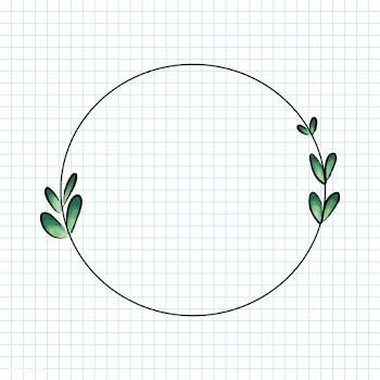 Round botanical frame | Free stock vector - 843872