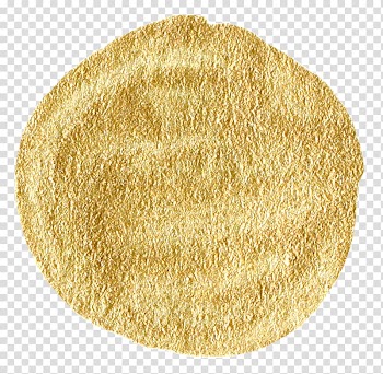 Round brown and beige , Paper Gold Ink, Gold dots transparent background PNG clipart