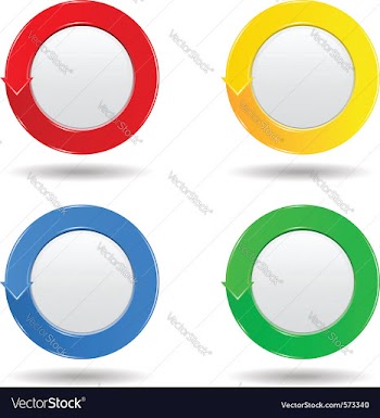  					Round buttons vector image														