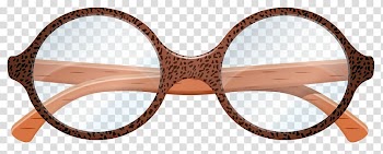Round eyeglasses with pink frames, Glasses , Glasses transparent background PNG clipart