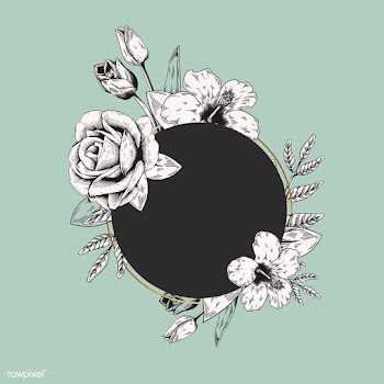 Round floral label | Free stock vector - 553208