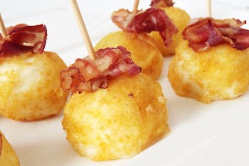 Round Food With Bacon