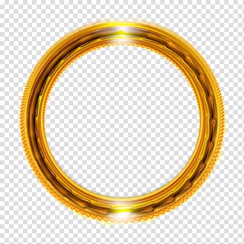 Round frame, Agar.io Web browser Disk Computer file, Europe golden border frame transparent background PNG clipart