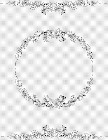 Round Frame PNG Image Transparent