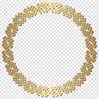 Round gold frame illustration, frame , Golden Round Border Frame transparent background PNG clipart