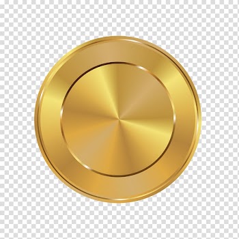 Round gold frame illustration, Medal Logo Badge, Golden sparkle Badge transparent background PNG clipart