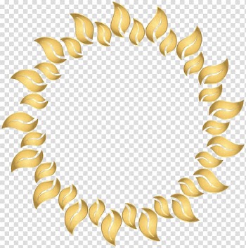 Round gold frame, Jethalal Champaklal Gada Film Fan club Cinema, Round Frame Deco Gold transparent background PNG clipart