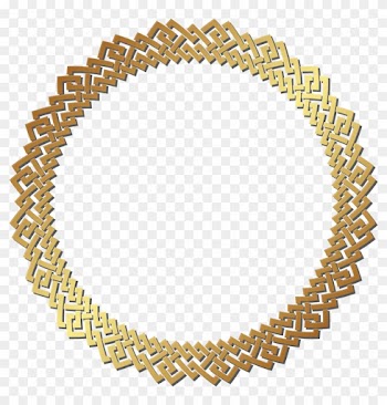 Round Golden Border Frame Transparent Png Clip Artu200b - Round Golden Border Frame Transparent Png Clip Artu200b