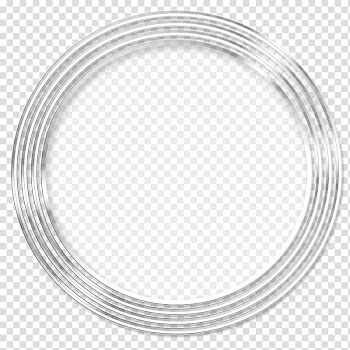Round gray frame, Circle frame, Round frame transparent background PNG clipart
