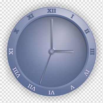 Round gray framed analog clock at 3:00 time, Clock Three O Clock transparent background PNG clipart