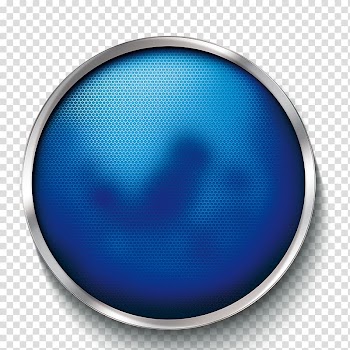 Round gray framed blue illustration, Blue Circle Grey, Blue circle transparent background PNG clipart