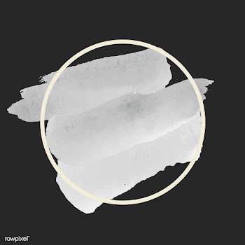 Round gray watercolor banner vector | Free stock vector - 512788