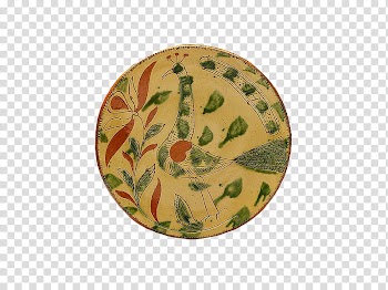 , round green and brown abstract illustration transparent background PNG clipart