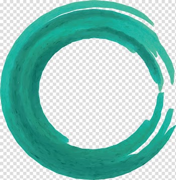 Round green illustration, Watercolor painting Ink, Green ring watercolor brush transparent background PNG clipart
