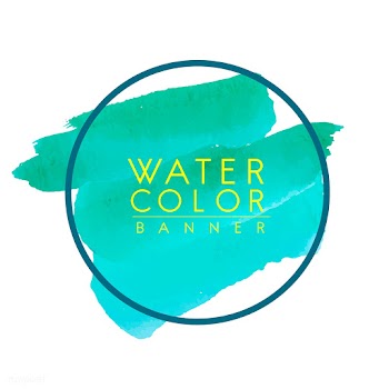 Round green watercolor banner vector | Free stock vector - 513071