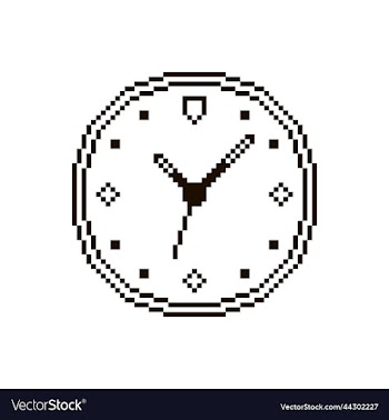 round mechanical watch face icon