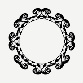 Round mirror frame, vintage illustration | Free PSD - rawpixel