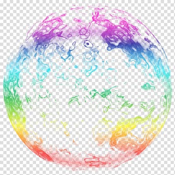Round multicolored , Ball Sphere , Colored circles transparent background PNG clipart