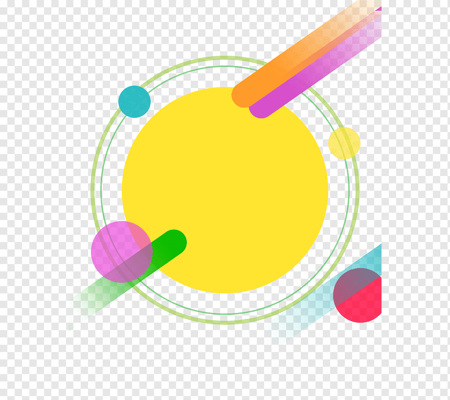 round multicolored, Circle Geometry Shape, Irregular graphics, geometric Shape, material, design png