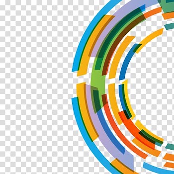 Round panel , Rainbow flag Curve, Colorful abstract background transparent background PNG clipart