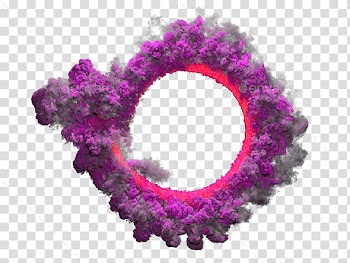 Round purple smoke , Color PicsArt Studio , Ink colour transparent background PNG clipart