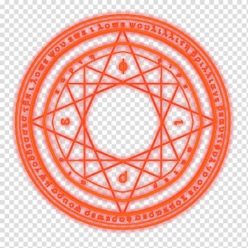 Round red abstract painting, Magic circle Spell Evocation, fire circle transparent background PNG clipart