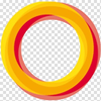 Round red and yellow frame illustration, Circle 7 logo, Icon Round Logo Design transparent background PNG clipart