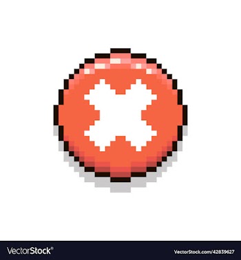round red cancel interface button