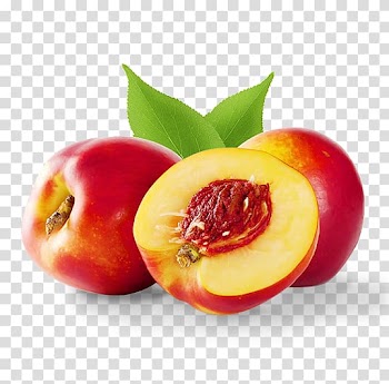 Round red fruit art, Juice Nectarine Fruit Apricot Saturn Peach, nectarine transparent background PNG clipart