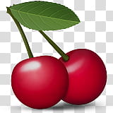 Round red fruit transparent background PNG clipart