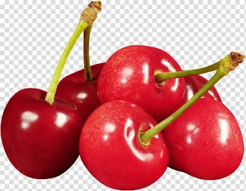 Round red fruits, Group Of Cherries transparent background PNG clipart