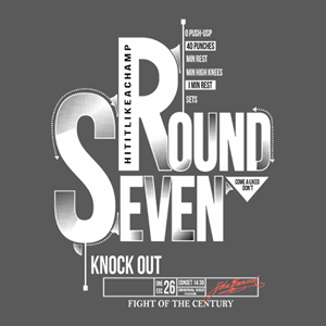 Round seven Logo Vector