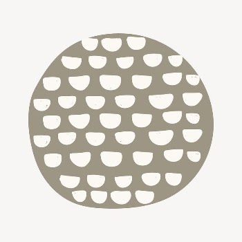 Round shape collage element, modern | Free PSD - rawpixel