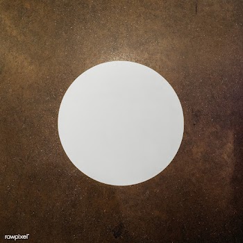 Round sign mockup on a brown background | Free  transparent png - 2313513
