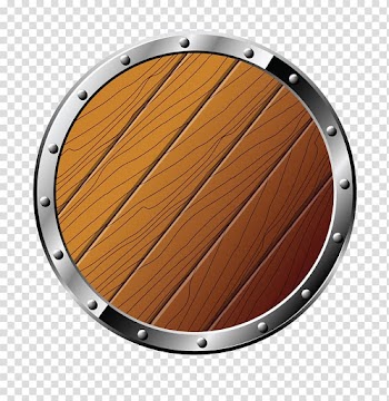 Round silver frame , Shield , Round Wooden Shield Free to pull the material transparent background PNG clipart