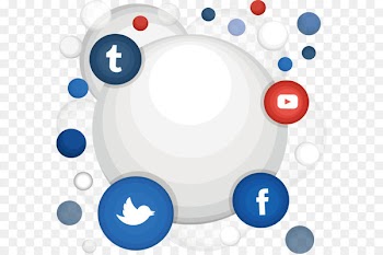 Round social icon border 
